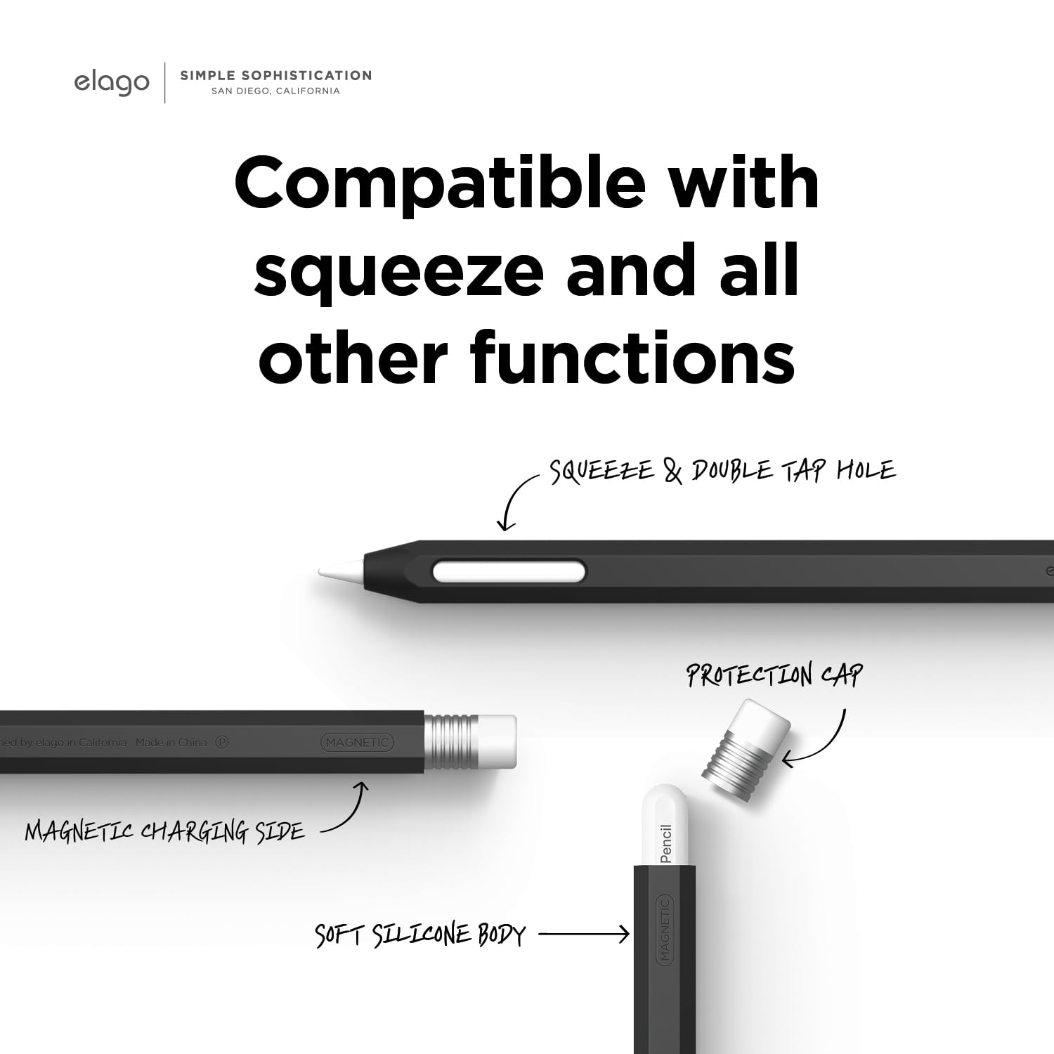 Amazon.co.jp: elago Apple Pencil Pro & Apple Pencil第2世代用ケース